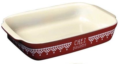 Oven dish RED Chez Paulette 39х24.5х8cm.
