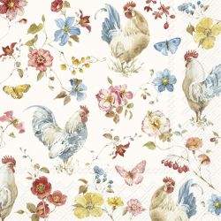 Салфетки COUNTRY ROOSTER 33х33cm. 20броя.