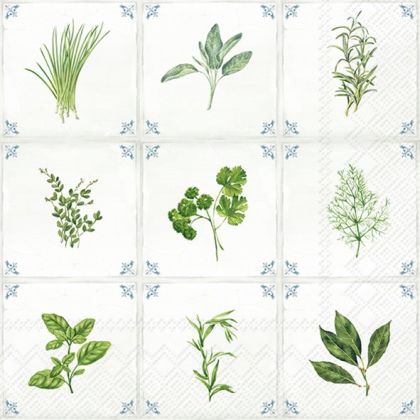 Салфетки HERBAL TILE 33х33cm.