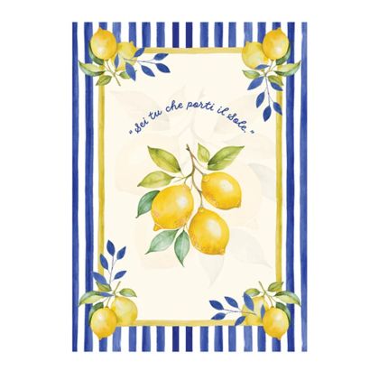 Кърпа ORTIGIA LIMON 50x70cm.