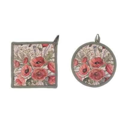 Сет 2 ръкохватки COQUELICOT 20x20cm.
