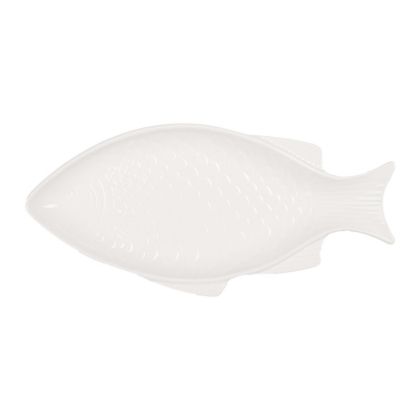 Плато Fish 100 ml.- 24x11x2 cm White.