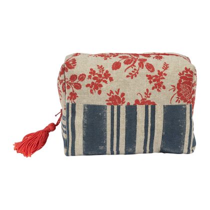 Несесер ROSETTE BLUE+RED 15X10X6cm.