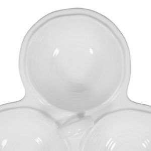 Съд TRIPLE BOWL DARCY WHITE D26.5xH10cm.