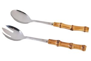 Сет прибори за салата MANICO IN RADICE DI BAMBU.