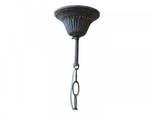Полилей ръчна изработка H52xD31cm. antique grey