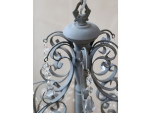 Полилей ръчна изработка H52xD31cm. antique grey