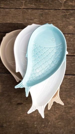 Плато FISH 48x29cm. Bianco.