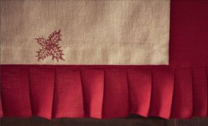 Покривка CHAMBRAY NOEL RED 250x160cm.
