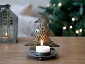 Свещник Christmas tree H11х9х7cm. antique.