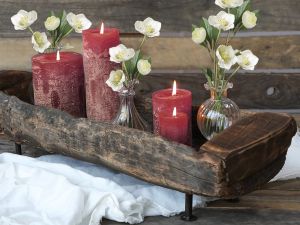 Свещ D7x11cm. CYLINDER CANDLE RED