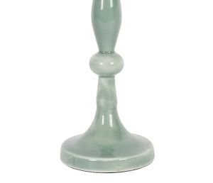 Свещник BAROQUE SAGE-GREEN D9xH26cm.
