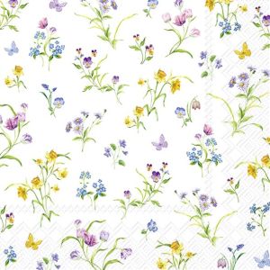 Салфетки EASTER FLOWERS 33x33cm.
