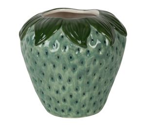 Ваза STRAWBERRY GREEN H17 x16.5x16cm.