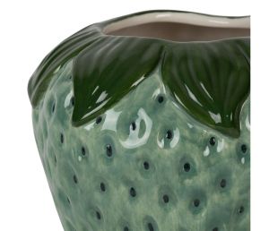 Ваза STRAWBERRY GREEN H17 x16.5x16cm.