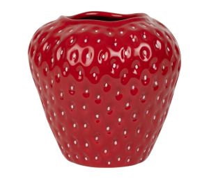 Ваза STRAWBERRY RED H17 x16.5x16cm.