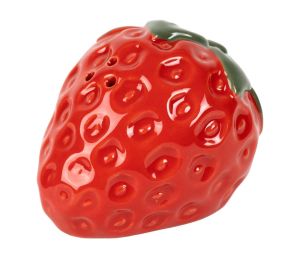Сет сол, пипер с поставка STRAWBERRY MED 6.5x5x5(x2) / 13.5x8.5cm.