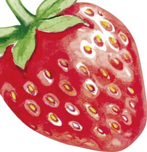 Салфетки STRAWBERRY 33х33cm. изрязани.