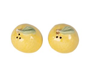 Сет сол и пипер LEMON AGRUMES 6x5xH5.5cm.
