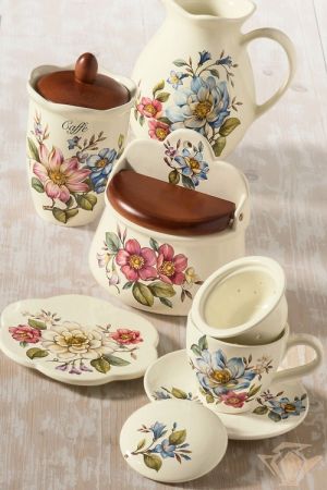 Буркан 11,5х11,5х16cm. - 300ml. Petali di Primavera.