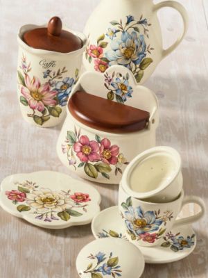 Захарница D7х7х16cm. Petali di Primavera.