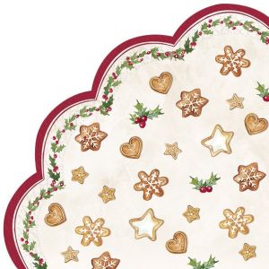 Салфетки COOKIE GARLAND D34cm. 12броя.