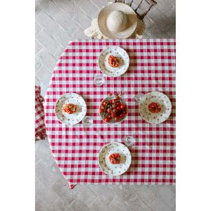 Покривка OSTERIA CHIC 140x180cm. Rosso.