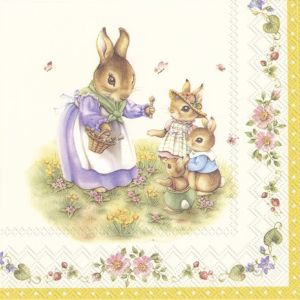 Салфетки SPRING FANTASY EASTER (V&B) 33x33cm.