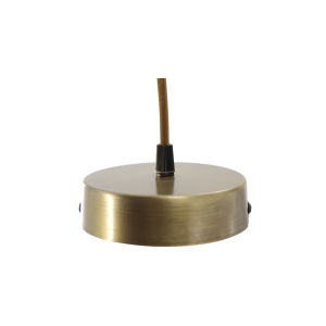 Полилей с месингов обков H18хD21 cm olive.