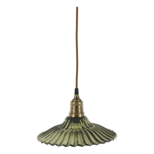 Лампа с месингов обков H14хD26 cm olive.