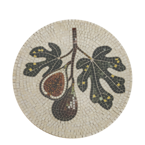 Плато Chartres in mosaic D21х2,5cm. figs & olive.