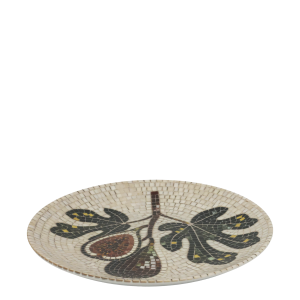 Плато Chartres in mosaic D21х2,5cm. figs & olive.