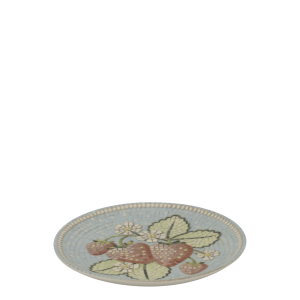 Плато Chartres in mosaic D16х2cm. strawberries & skyblue.