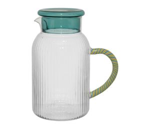 Кана RETRO EMERALD 1.5L - 17 x 12 x H20.5cm. BOROSILICATE.