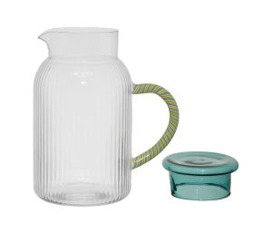 Кана RETRO EMERALD 1.5L - 17 x 12 x H20.5cm. BOROSILICATE.