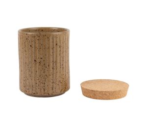 Буркан / поставка за прибори GENA BEIGE D13.5xH17cm.