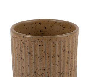 Буркан / поставка за прибори GENA BEIGE D13.5xH17cm.