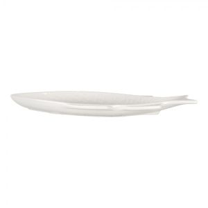 Плато Fish 100 ml.- 24x11x2 cm White.