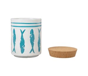 Буркан / поставка за прибори CORFOU TURQUOISE D13xH18cm.