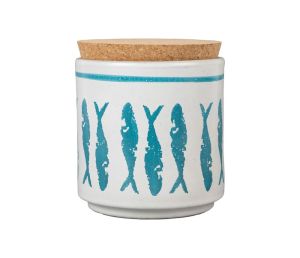 Буркан / поставка за прибори CORFOU TURQUOISE D13xH14cm.