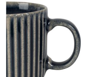 Чаша с чинийка CARLA BLEU 200ml.-10.5x7xH7.5cm. / D14cm.