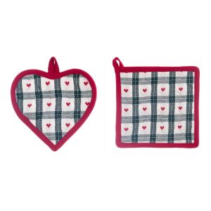 Сет ръкохватки CUORI INCANTATI 20x20cm.