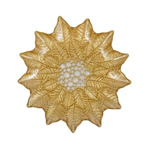 Чиния ROSE DE NOEL PEARLY+GOLD D23.5cm.